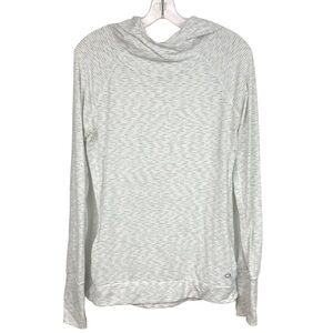 GAP Space Dye Lightweight Hoodie in Grey